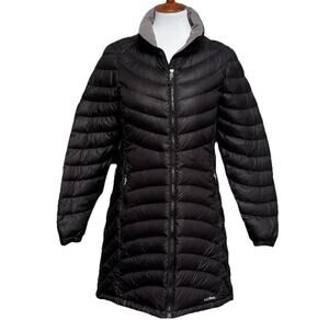 LL Bean Ultralight 850 Goose Down Coat Women’s XS Black DownTek Puffer Jacket